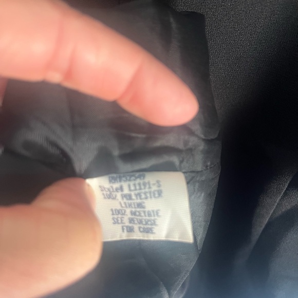 Laundry By Shelli Segal Elegant Black Garment - Picture 5 of 5